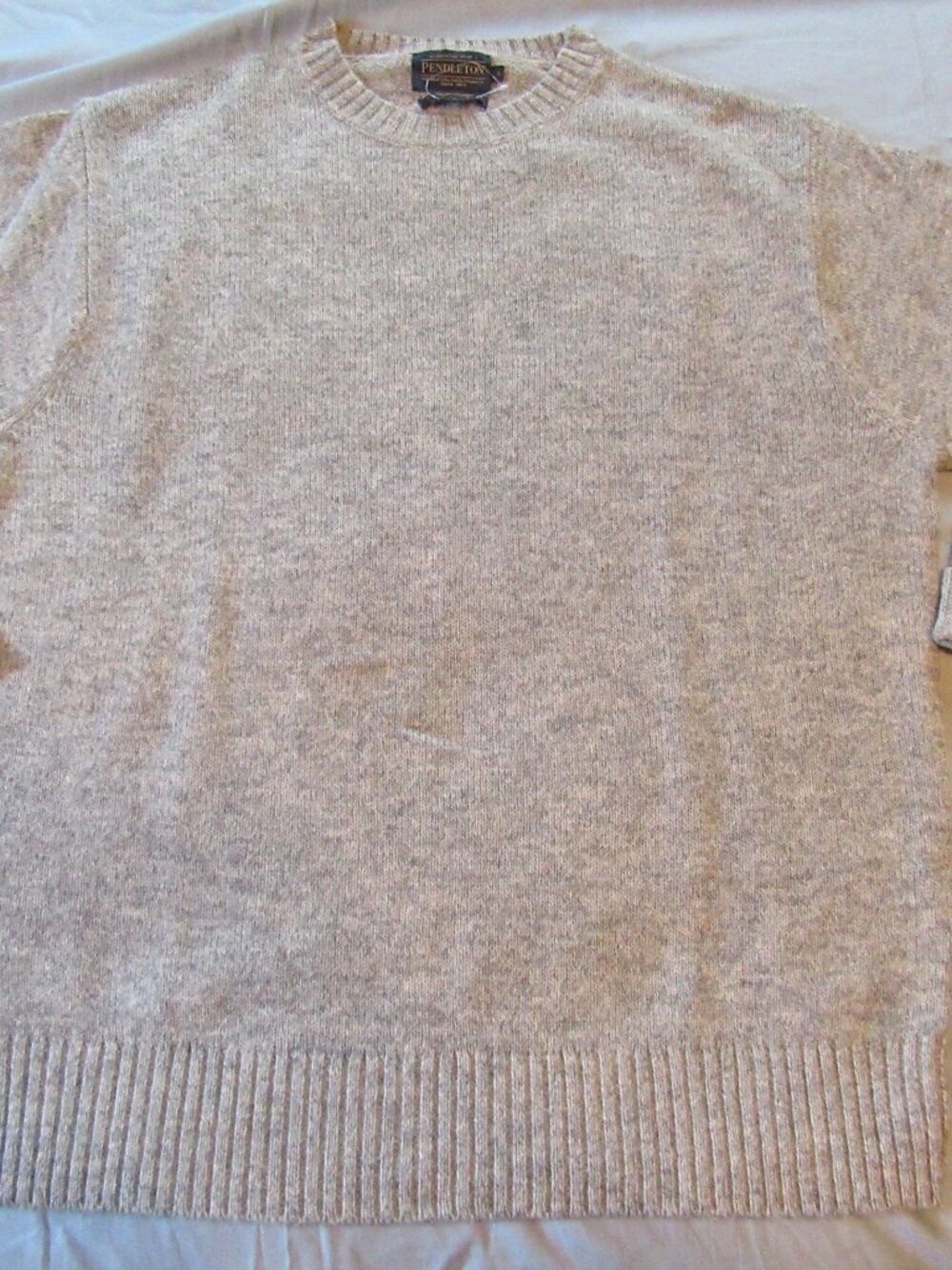 Mens Pendleton Washable Wool Fisherman Sweaters Lot of 2 Sz L Gray - Picture 2 of 7